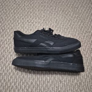 REEBOK CLASSIC CLUB C LOW LACE-UP ATHLETIC SNEAKER MEN SHOES BLACK SIZE 11.5